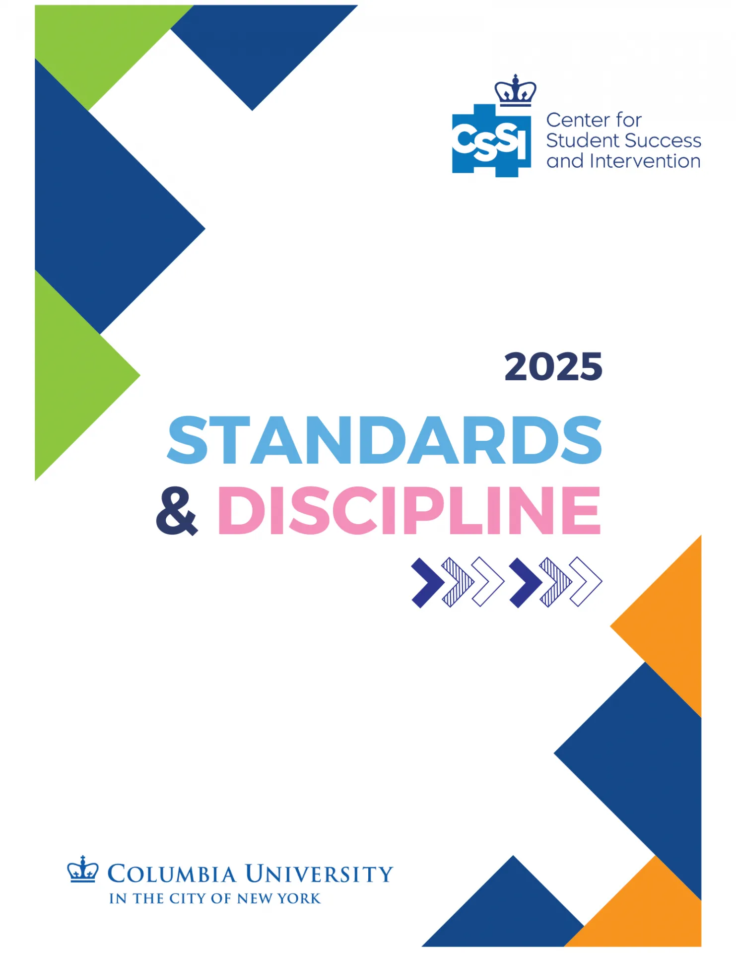 Cover Page of Standards and Discipline