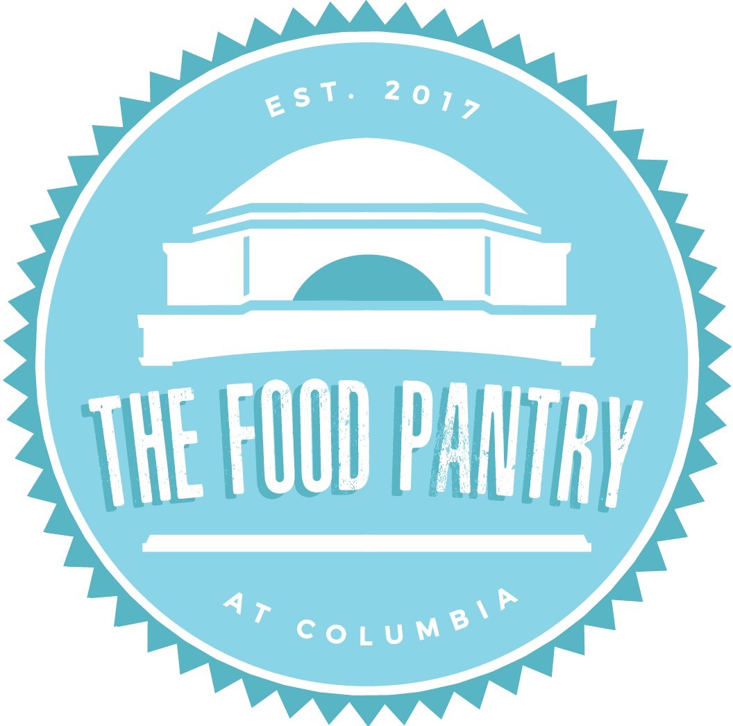 Food Pantry logo with library icon at center